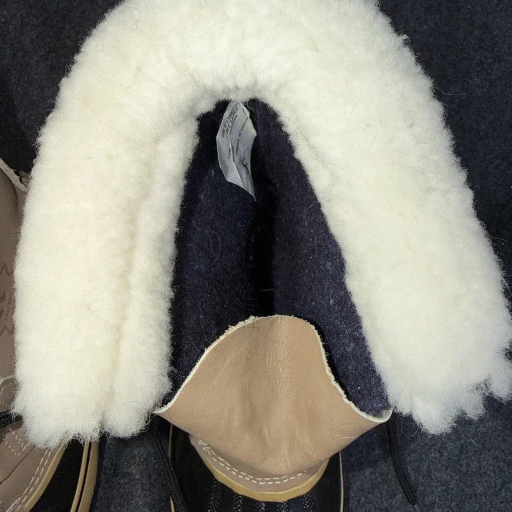 Vintage‎ Sorel Kaufman Caribou Snow Boots Women's Size 8 Made in Canada.